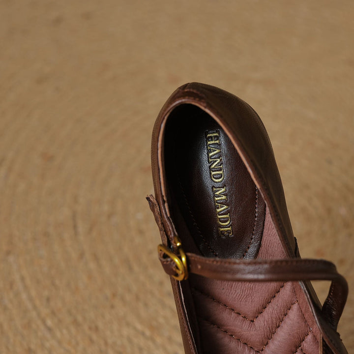 Norie Genuine Leather Flats  Liora Lane Boutique