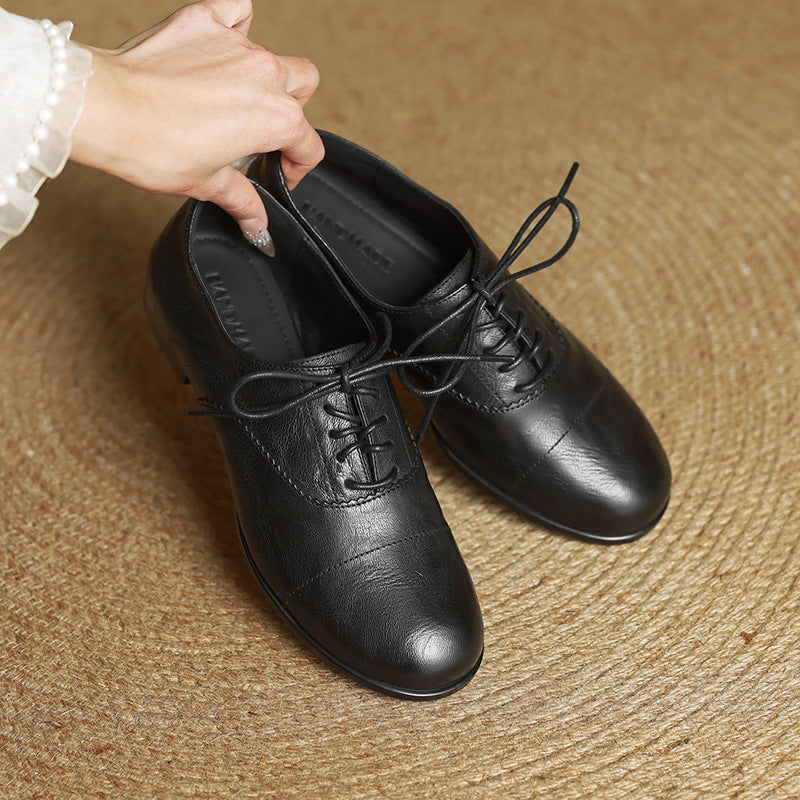 Delyra Genuine Leather Shoes  Liora Lane Boutique