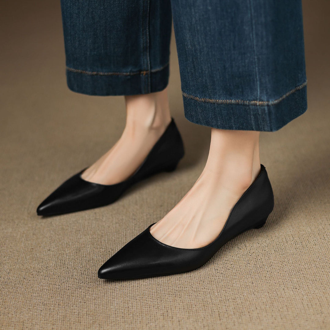 Irella Genuine Leather Flats  Liora Lane Boutique