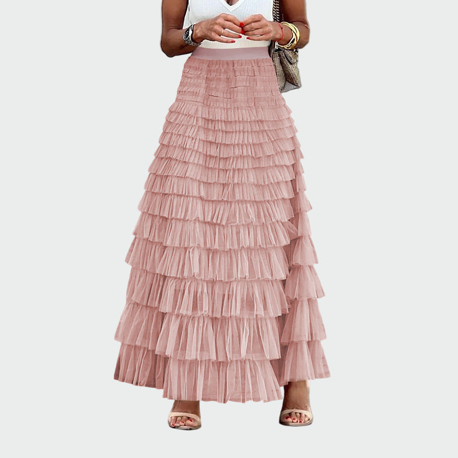Layered Ruffle Maxi Skirt Jasmine's Boutique Australia