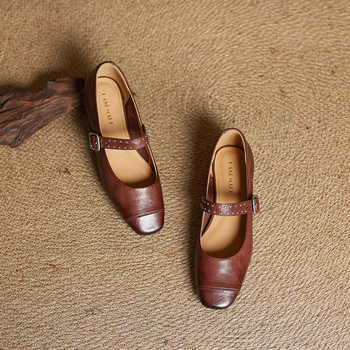 Elry Genuine Leather Shoes  Liora Lane Boutique