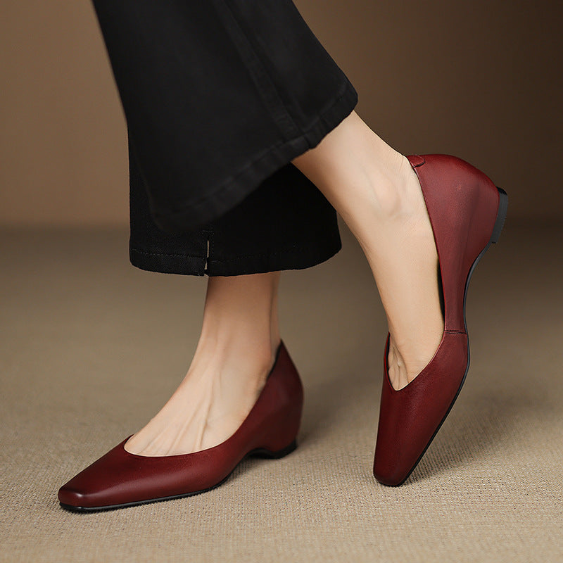 Oren Genuine Leather Flats  Liora Lane Boutique
