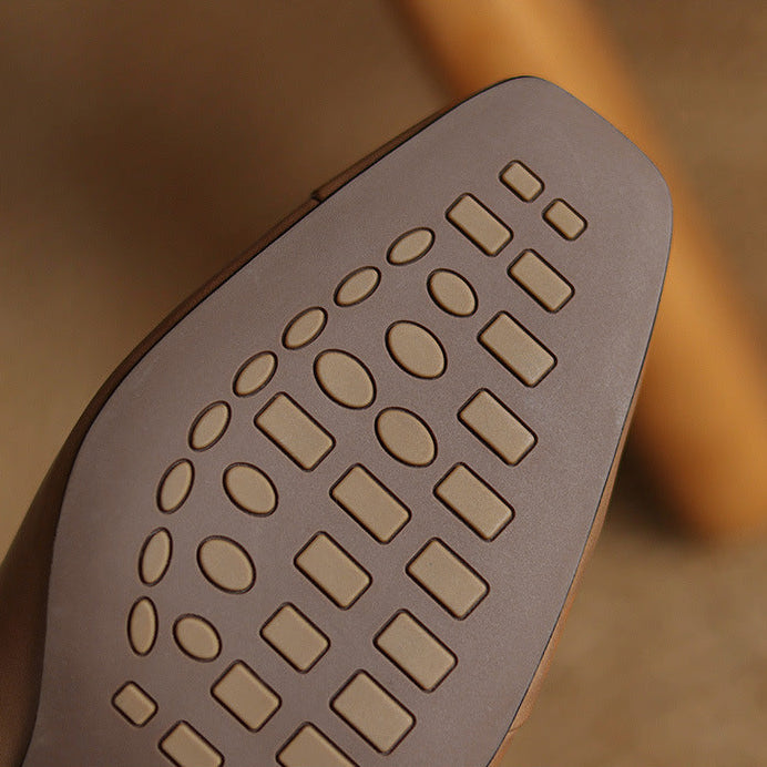 Clarette Genuine Leather Heels  Liora Lane Boutique