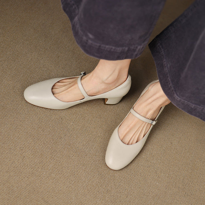 Cadrel Genuine Leather Pumps  Liora Lane Boutique