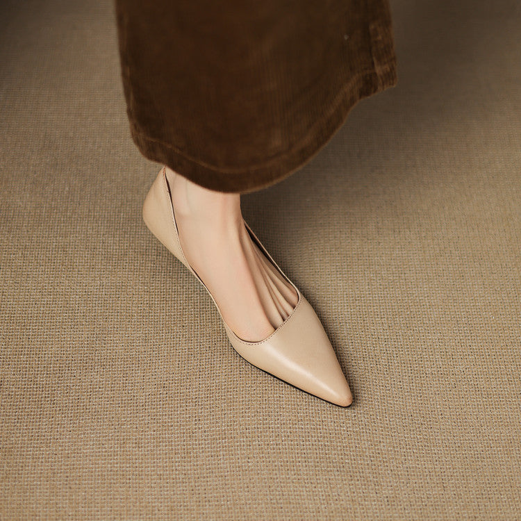 Vienna Genuine Leather Heels  Liora Lane Boutique