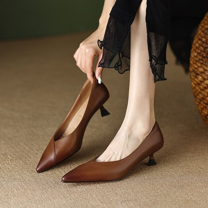 Gisele Heels  Liora Lane Boutique  Brown / 9.5 99.99