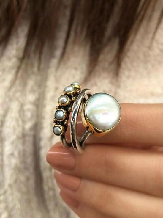 Pearlinlay Opening Ring Jasmine's Boutique Australia