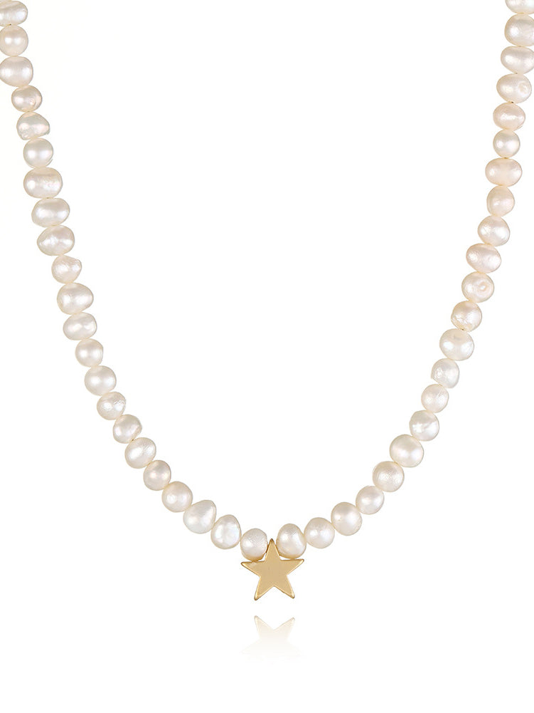 Large Pearl Star Necklace Jasmine's Boutique Australia