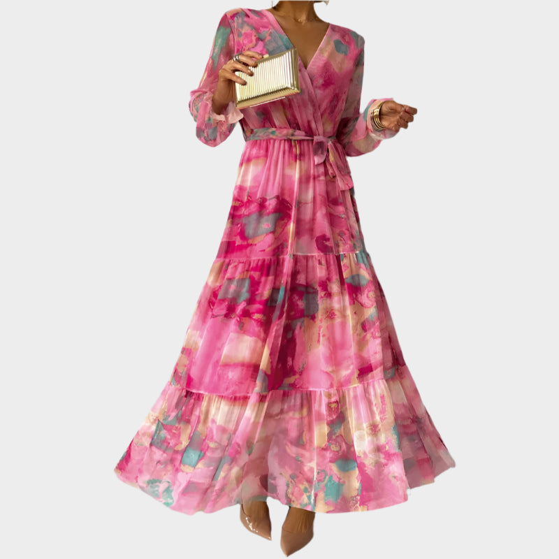 Midi Dress with Flowers Jasmine's Boutique Australia