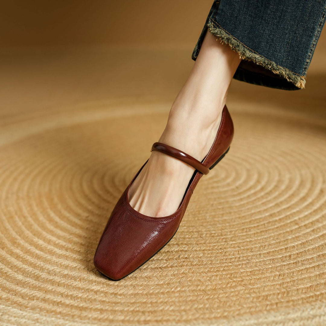 Islae Genuine Leather Flats  Liora Lane Boutique