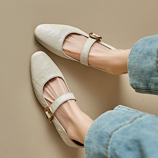 Minara Genuine Leather Pumps  Liora Lane Boutique