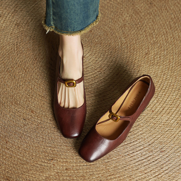 Olea Genuine Leather Heels  Liora Lane Boutique