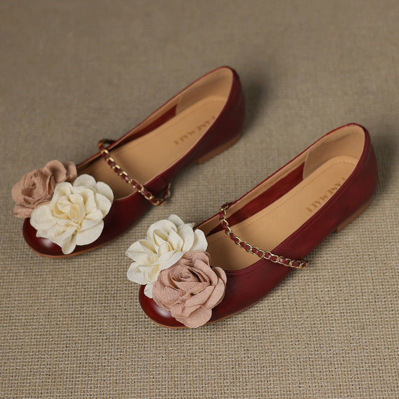 Fleur Genuine Leather Shoes  Liora Lane Boutique