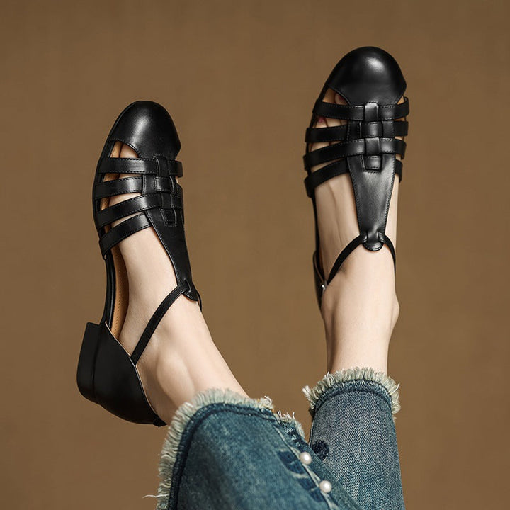 Enix Genuine Leather Shoes  Liora Lane Boutique