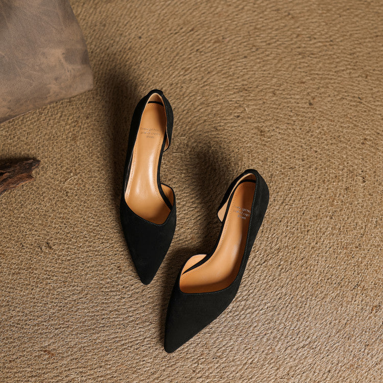 Nuva Genuine Leather Heels  Liora Lane Boutique