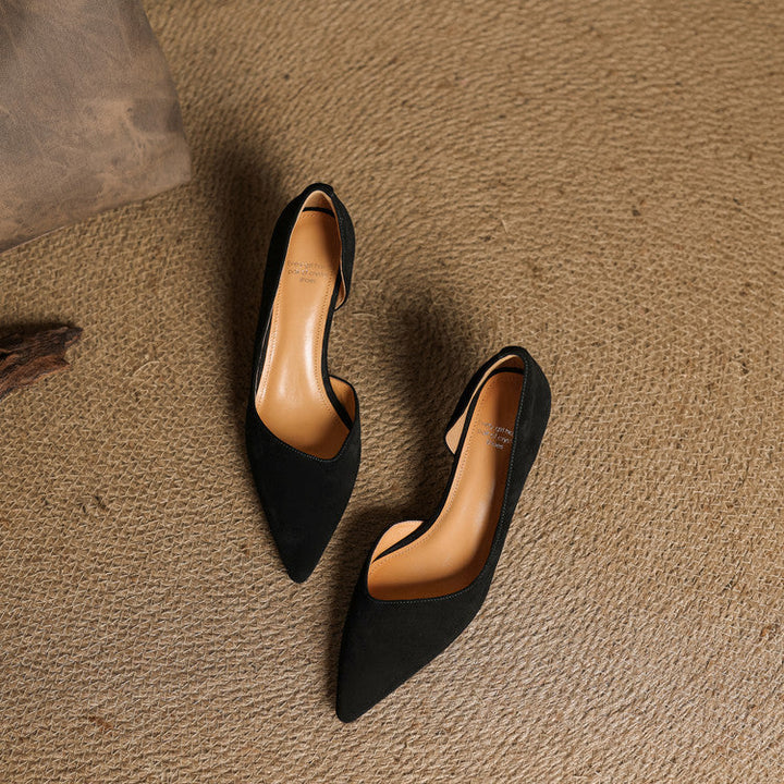 Nuva Genuine Leather Heels  Liora Lane Boutique