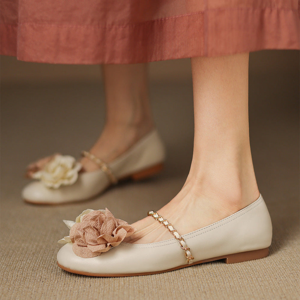 Fleur Genuine Leather Shoes  Liora Lane Boutique