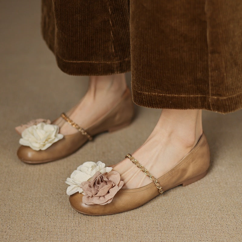 Fleur Genuine Leather Shoes  Liora Lane Boutique
