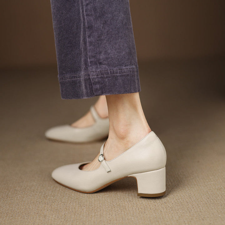 Cadrel Genuine Leather Pumps  Liora Lane Boutique