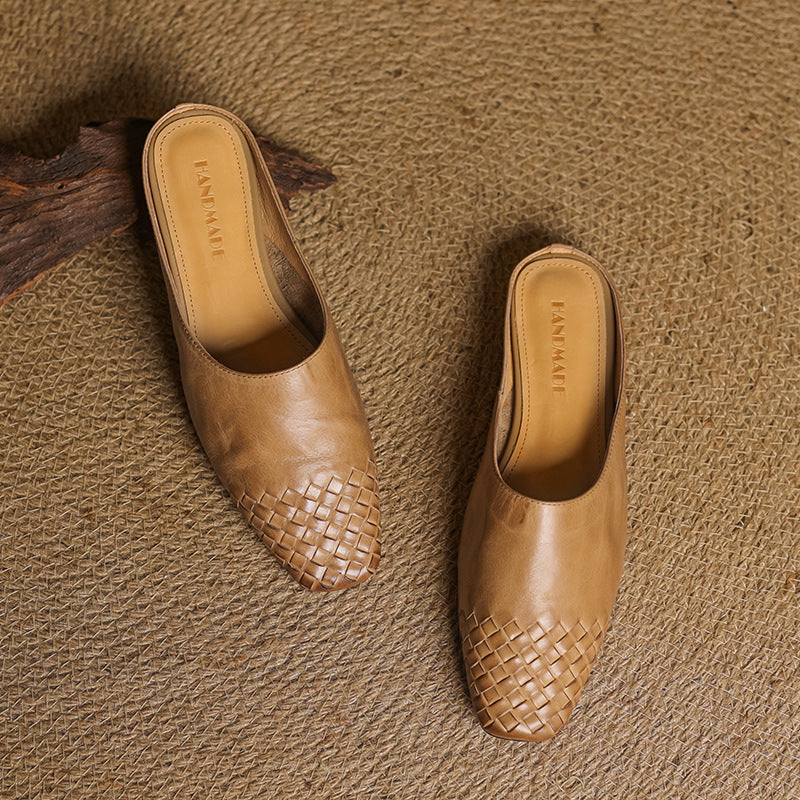 Dalvi Genuine Leather Mules  Liora Lane Boutique