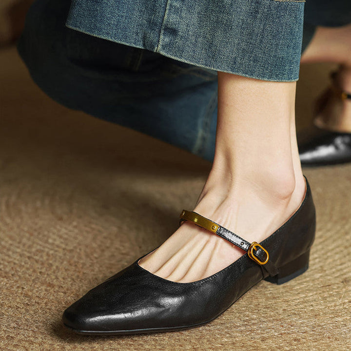 Merlot Genuine Leather Pumps  Liora Lane Boutique