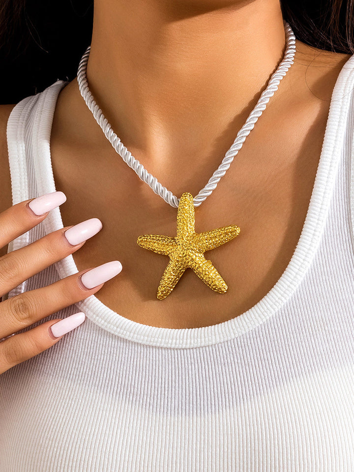 Santorini Starfish Necklace ~ Gold Jasmine's Boutique Australia