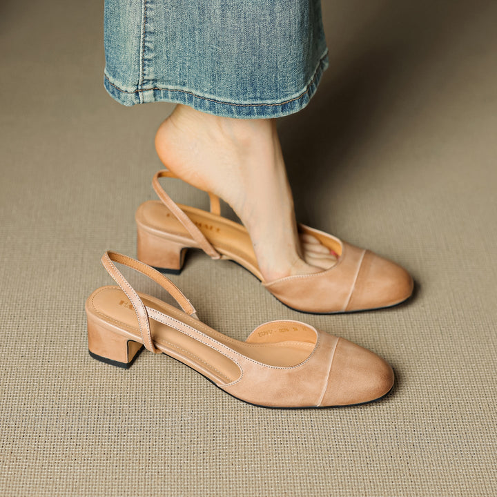 Lureth Genuine Leather Pumps  Liora Lane Boutique