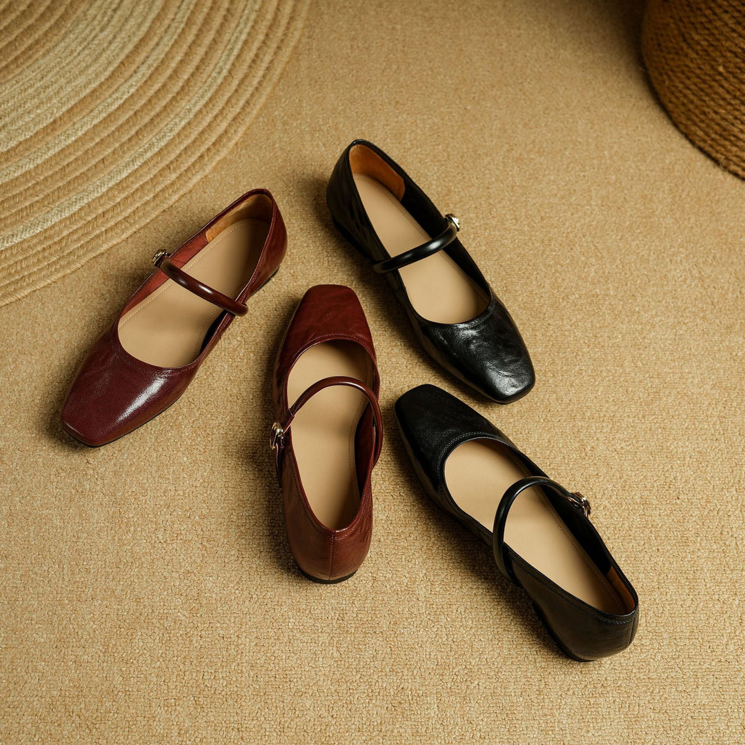 Islae Genuine Leather Flats  Liora Lane Boutique