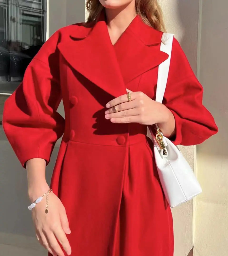 Royal Elegance Belted Maxi Coat Jasmine's Boutique Australia