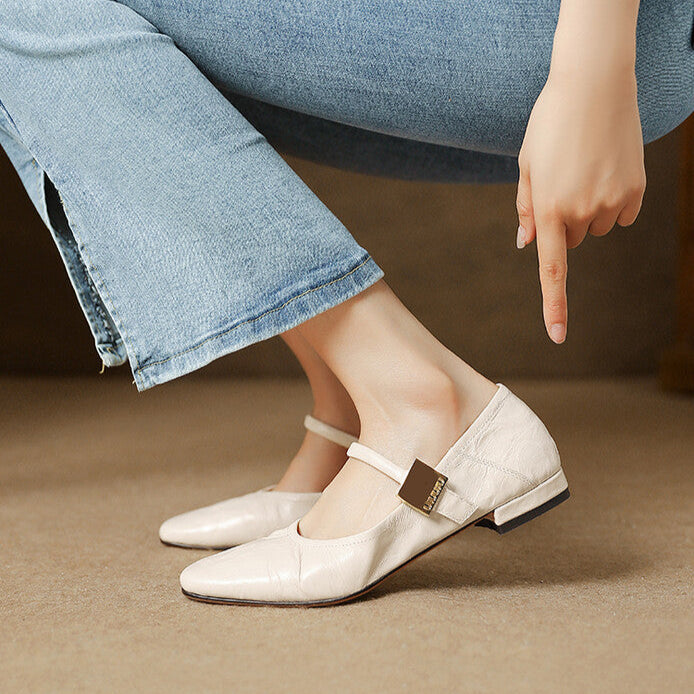 Melona Genuine Leather Pumps  Liora Lane Boutique