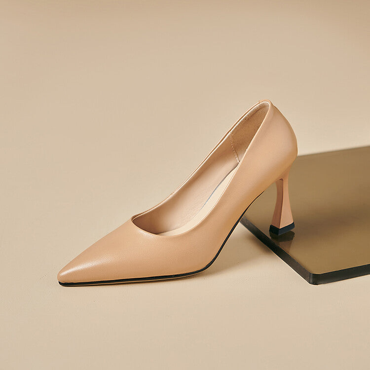 Lior Genuine Leather Heels  Liora Lane Boutique