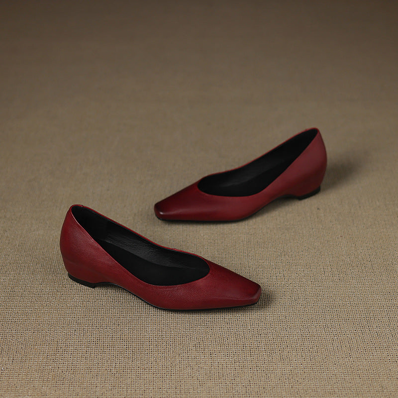 Oren Genuine Leather Flats  Liora Lane Boutique