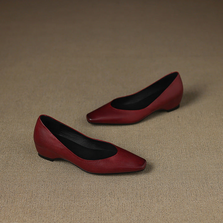 Oren Genuine Leather Flats  Liora Lane Boutique