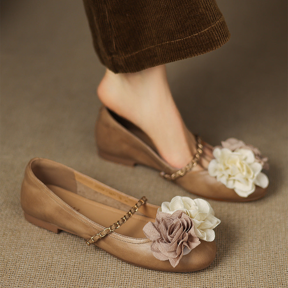 Fleur Genuine Leather Shoes  Liora Lane Boutique