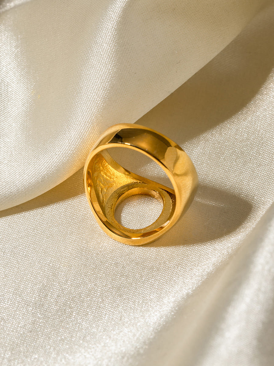 Oval Hollow Ring Jasmine's Boutique Australia