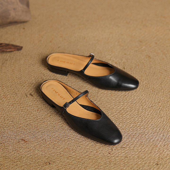 Marvyn Genuine Leather Mules  Liora Lane Boutique