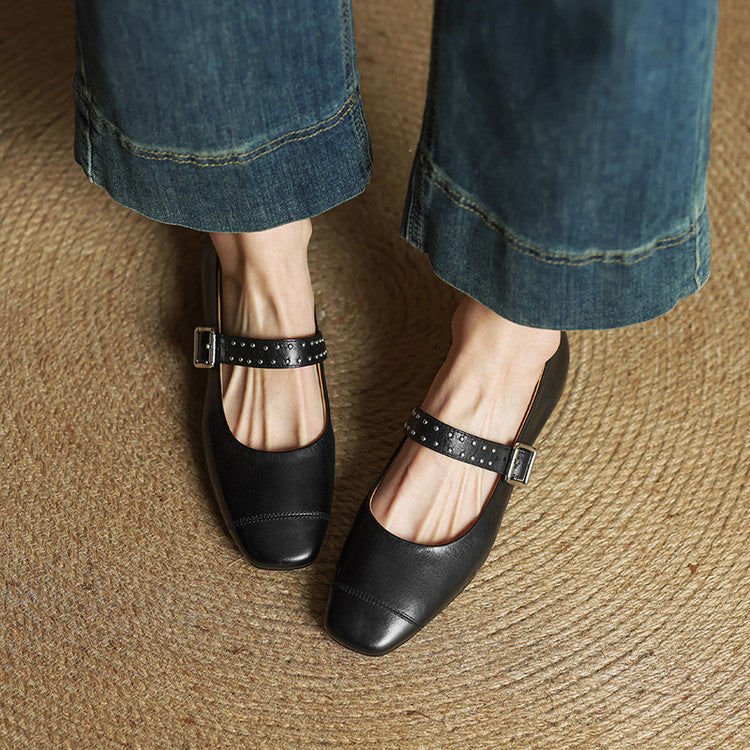 Elry Genuine Leather Shoes  Liora Lane Boutique