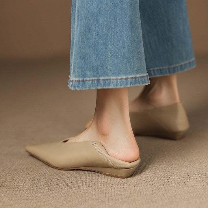 Emor Genuine Leather Flats  Liora Lane Boutique