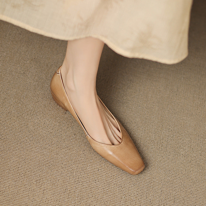 Oren Genuine Leather Flats  Liora Lane Boutique