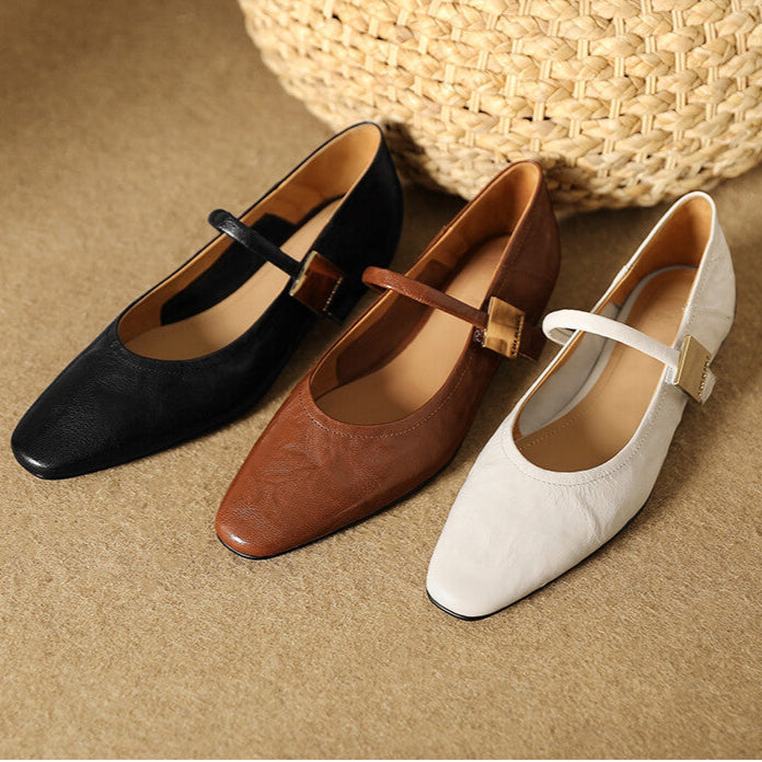 Melona Genuine Leather Pumps  Liora Lane Boutique