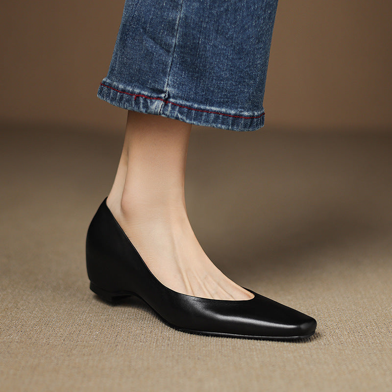 Oren Genuine Leather Flats  Liora Lane Boutique