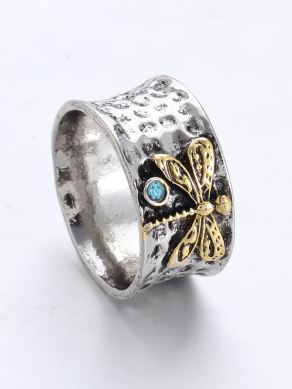 Insect Ring Aquamarine Jasmine's Boutique Australia