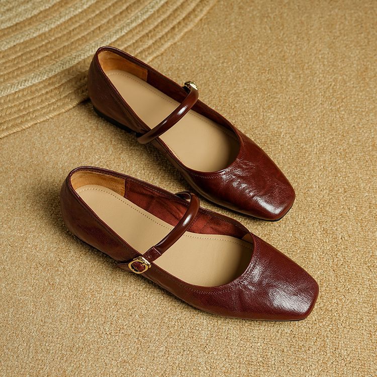 Islae Genuine Leather Flats  Liora Lane Boutique