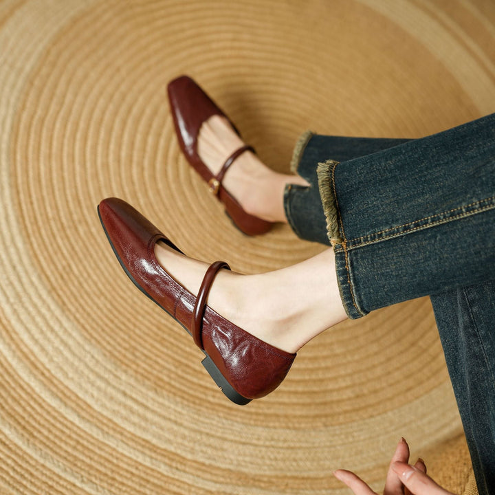 Islae Genuine Leather Flats  Liora Lane Boutique