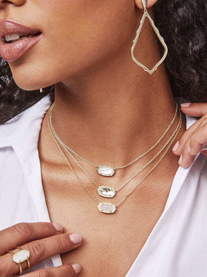 Oval Birthstone Pendant Necklace Jasmine's Boutique Australia