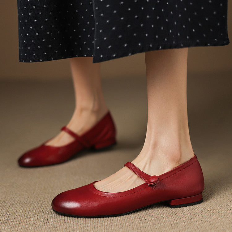 Civra Genuine Leather Shoes  Liora Lane Boutique