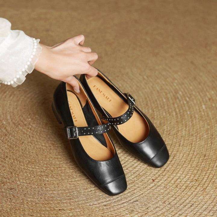 Elry Genuine Leather Shoes  Liora Lane Boutique