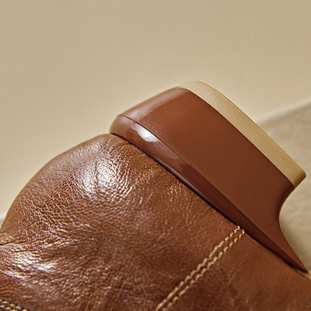 Minara Genuine Leather Pumps  Liora Lane Boutique