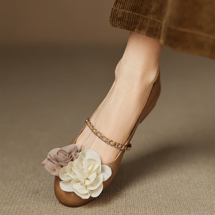 Fleur Genuine Leather Shoes  Liora Lane Boutique