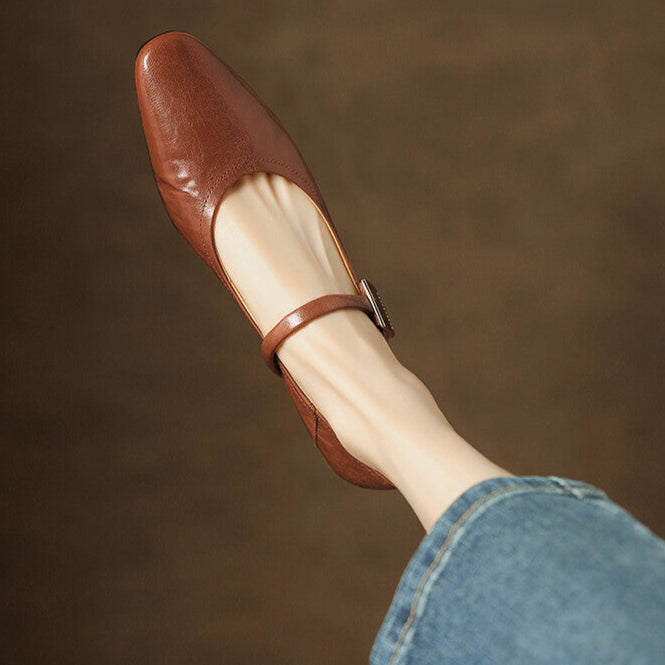 Melona Genuine Leather Pumps  Liora Lane Boutique